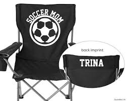 Personalized Folding Chair Soccer Mom Solid By Quotablelife 34 00 Soccer Soccer Mom Baseball Mom