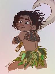 Small Maui By Nakkka Here Is My Fanart For Disney S Moana Sweet Little Maui Amino Nak Disney Princess Pictures Disney Fan Art Real Life Disney Characters
