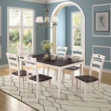 $349.99 ($87.50 per item) 75. Clearance White Dining Table Set For 6 Modern 7 Piece Dining Room Table Sets With Chairs Heavy Duty Wooden Rectangular Kitchen Table Set For Home Kitchen Li Kitchen Table Settings Dining Room