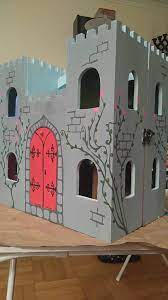 Follow these detailed plans to make this toy model plane for she will have loads of fun parading around the house with that favorite doll. Painted Wooden Castle From Michaels By Vicky Lynn Castle Crafts Wooden Castle Wooden Toy Castle