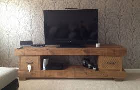 Super Chunky Solid Wood Tv Unit Cabinet Stand Rustic Plank Beam Choose Size Wood Tv Unit Rustic Tv Unit Tv Unit