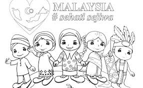 Gambar mewarnai 17 agustus hari kemerdekaan tk paud sd terbaru selamat datang kembali di web gambar coloring disini kami menyediakan. Pertandingan Mewarna Hari Merdeka 2016 Mewarnai T Cute766