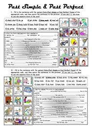 Write the dialogue with the activity in the present perfect and past simple tenses!. Pin On Verb Tenses