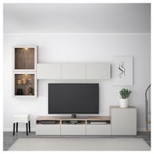 Ikea Besta Tv Storage Combination Glass Doors Walnut Effect Light Arredamento Salotto Idee Arredamento Sala Ikea Arredamento Salotto Piccolo
