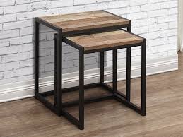Empty wooden table and blurred kitchen background. Birlea Flat Packed Urban Rustic Living Room Furniture