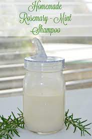 Homemade Rosemary Mint Shampoo Recipe Mom 4 Real Recipe Mint Shampoo Rosemary Mint Shampoo Baking Soda Shampoo Recipe