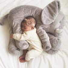 Sobi Masood On Instagram Instagram Meet My Niece Imaan Aisha And Her Cuddle Buddy M Girl Stuffed Animals Newborn Pictures Girl Elephant Stuffed Animal