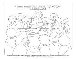 This page is for the enjoyment of fans of these wonderful characters! Happy Saints Last Supper Coloring Page Last Supper Coloring Pages Coloring Pages Inspirational