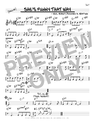 She's Funny That Way by Richard A. Whiting Sheet Music for Real Book –  Melody & Chords at Sheet Music Direct