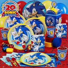 Sonic The Hedgehog Party Packs Sonic Birthday Parties Hedgehog Birthday Sonic Birthday