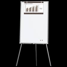 Deli Whiteboard Easel E7885 With Flip Chart Stand