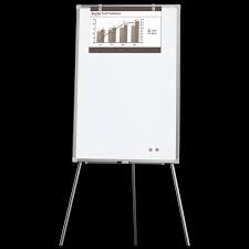 deli whiteboard easel e7885 with flip chart stand