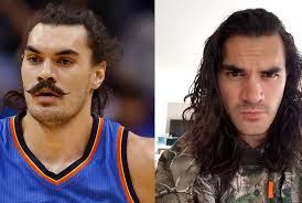 Steven Adams without a mustache will take some getting used to