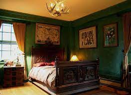 8 Awesome Gothic Room Decor With Majestic And Elegant Concepts Green Bedroom Walls Gothic Kitchen Gothic Bedroom Furniture