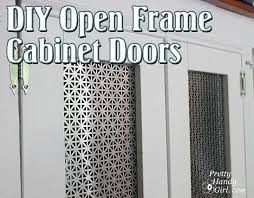Creating Open Frame Radiator Screen Cabinet Doors Diy Cabinet Doors Cabinet Doors Radiator Screen