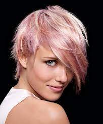 Best Champagne Pink Hair Dye Light Salmon 6 Salmon Pink Hair Chalks Hairchalk Pink Hair Dye Short Wavy Haircuts Short Hair Styles