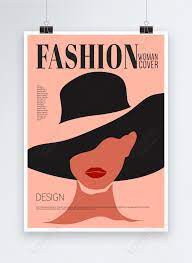 ファッション雑誌の表紙の抽象キャスター テンプレート素材、商用著作権の画像 - Lovepik