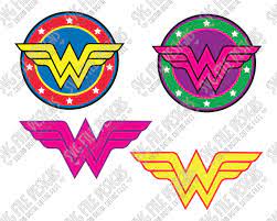 • 1 svg cut file for cricut, silhouette designer edition and more • 1 png high resolution 300dpi • 1 dxf for free version of silhouette cameo • 1 eps vector file for adobe illustrator, inkspace, corel draw and more. Wonder Woman Logo Svg Cut File Set For Halloween Costumes