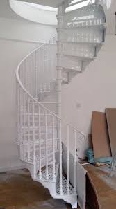 Paint Spraying A Staircase Near Boscastle Alan Iles Services Spiral Staircase Interior Staircase Staircase