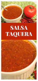 Salsa Taquera Receta Salsa Para Tacos Recetas De Comida Mexicana Y Comida