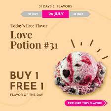 Baskin Robbins Fall In Love With Our Love Potion 31 A Facebook