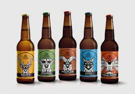 Brasserie Du Venasque Creation Identite Wala Studio Graphique Etiquettes Produits Bieres Etiquettes De Biere Etiquette Biere Biere Artisanale