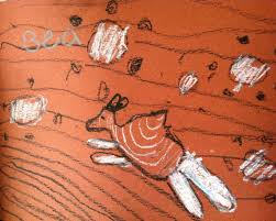 Aboriginal Dreamtime Painting Bea Age 5 Kangaroo Dreaming Aboriginal Dreamtime Aboriginal Art Family Art