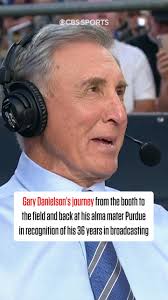 Gary Danielson is forever a Purdue legend ❤️