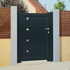 Alle artikel von namhaften deutschen herstellern. Soncost Gartentur Bh15 Aluminium Strukturiert 1 X 1 8 M Bauhaus