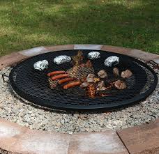 Fire Pit Cooking Grill Outdoor Firepit Round Mesh Grate Black Campfire 7 Sizes Ebay Fire Pit Cooking Fire Pit Cooking Grill Outside Fire Pits