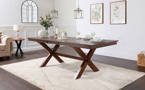 Grange Dark Wood Extending Dining Table With 4 Bewley Brown Leather Chairs Furniture Choice Dining Table Dark Wood Dining Table Extendable Dining Table