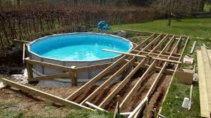Pin By Fajbo On Deck Diy Swimming Pool Above Ground Pool Decks Pool Decks