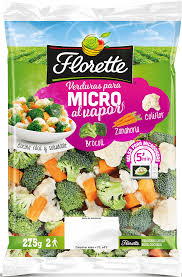Comprobar que la cocción es la deseada y servir. Micro Al Vapor Brocoli Zanahoria Y Coliflor Florette