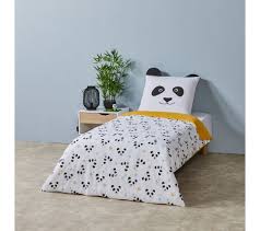 Cette housse de couette avis peut être lavée en machine et même séchée dans un appareil. Parure 140x200 Cm Dreamea Panda Housse De Couette Parure De Lit But