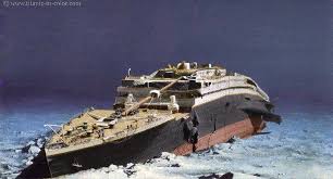 Titanic Wreck Bow Section Soon After It Landed On The Ocean Floor Titanic Wreck Rms Titanic Titanic Ship