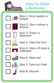 Flat housewife life square concept with cleaning shopping washing cooking ironing works mother. Free Printable How To Clean A Bedroom The Trip Clip Blog Make Any List Then