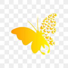 Hand Painted Cartoon Yellow Butterfly Butterfly Clipart A Group Of Butterflies Yellow Gradient Png And Vector With Transparent Background For Free Download Butterfly Illustration Butterflies Vector Butterfly Wallpaper Iphone