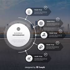 Lade Infographic Flaches Design Des Geschafts Mit Foto Kostenlos Herunter In 2020 Business Infographic Business Design Powerpoint Design Templates