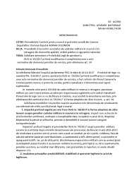 Astfel, în domeniul pensiilor publice, noile reglementări 263/2010 cu legea nr. Memoriu Amendare Oug 59 2017