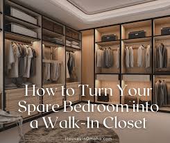 Instead used led lights or fluorescent lighting to keep the area bright. How To Turn Your Spare Bedroom Into A Walk In Closet