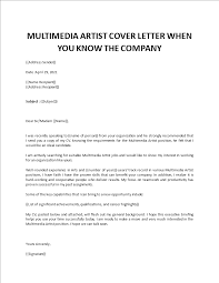 Though short in length, it must be appropri. Multimedia Designer Cover Letter