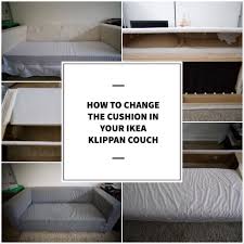 Ikea Hacks Changing The Cushion In An Ikea Klippan Sofa In 2020 Ikea Klippan Sofa Klippan Ikea Hack
