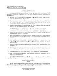 Iskysoft pdf editor 6 professional provides you a free general affidavit form template. 2 Complaint Affidavit For Bp 22 Doc Affidavit Social Institutions