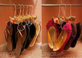 Shoe Hanger Diy Tutorial Alldaychic Shoe Hanger Hanger Diy Diy Shoes