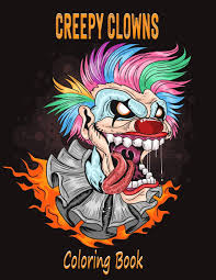 Download scary demon stock vectors. Creepy Clowns Coloring Book Evil Clown Illustrations For Adults And Teens Dee Alex 9781655041396 Books Amazon Ca