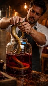 Image result for snake wine
