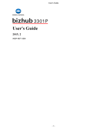 Find everything from driver to manuals of all of our bizhub or accurio products. Konica Minolta Bizhub 3301p User Manual Pdf Download Manualslib
