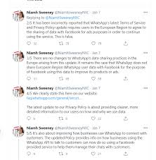 Maybe you would like to learn more about one of these? Data Sharing Beteen Facebook And Whatsapp European Users Are Not Affected According To Whatsapp