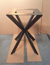 Your passion for building your own table is greatly boosted by the weven industrial metal modern table legs. Spider Style Modern Table X Base For Square Or Modern Table Base Modern Table Round Patio Table