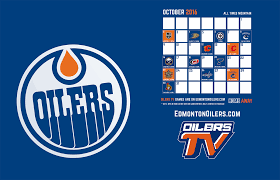 The oilers currently play their home games at rogers place, an arena that was built in 2014 for the team. Edmonton Oilers On Twitter October Hockey Time Oilers Game Calendar Wallpapers Now Available For Desktop Mobile Https T Co Mti3h9sxjn Https T Co Fsptvs3lcb